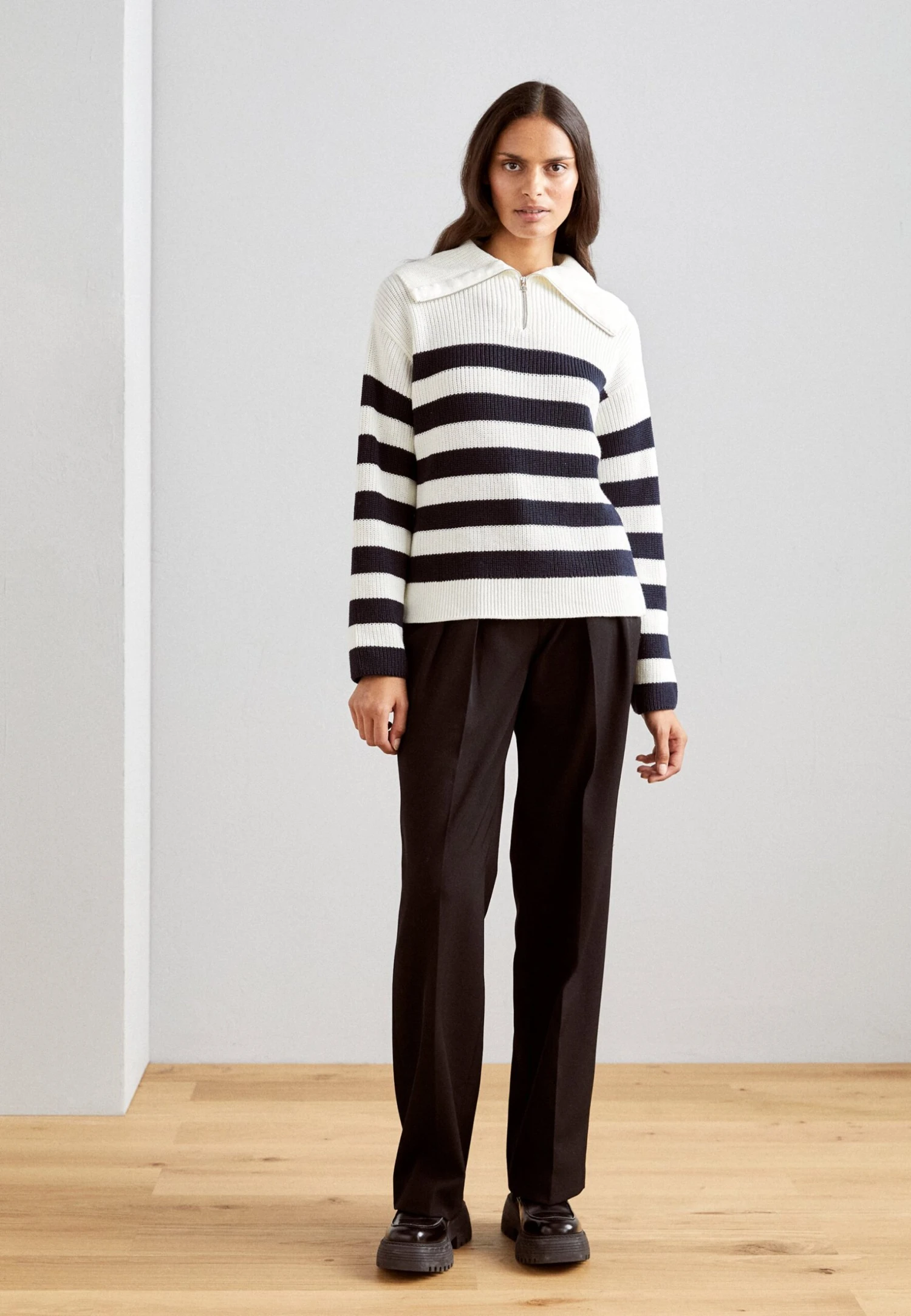 Marc O'Polo Longsleeve - Trui - Multi/Deep Blue Sea 2 Marc O'Polo Longsleeve - Trui - Multi/Deep Blue Sea - Afbeelding 2