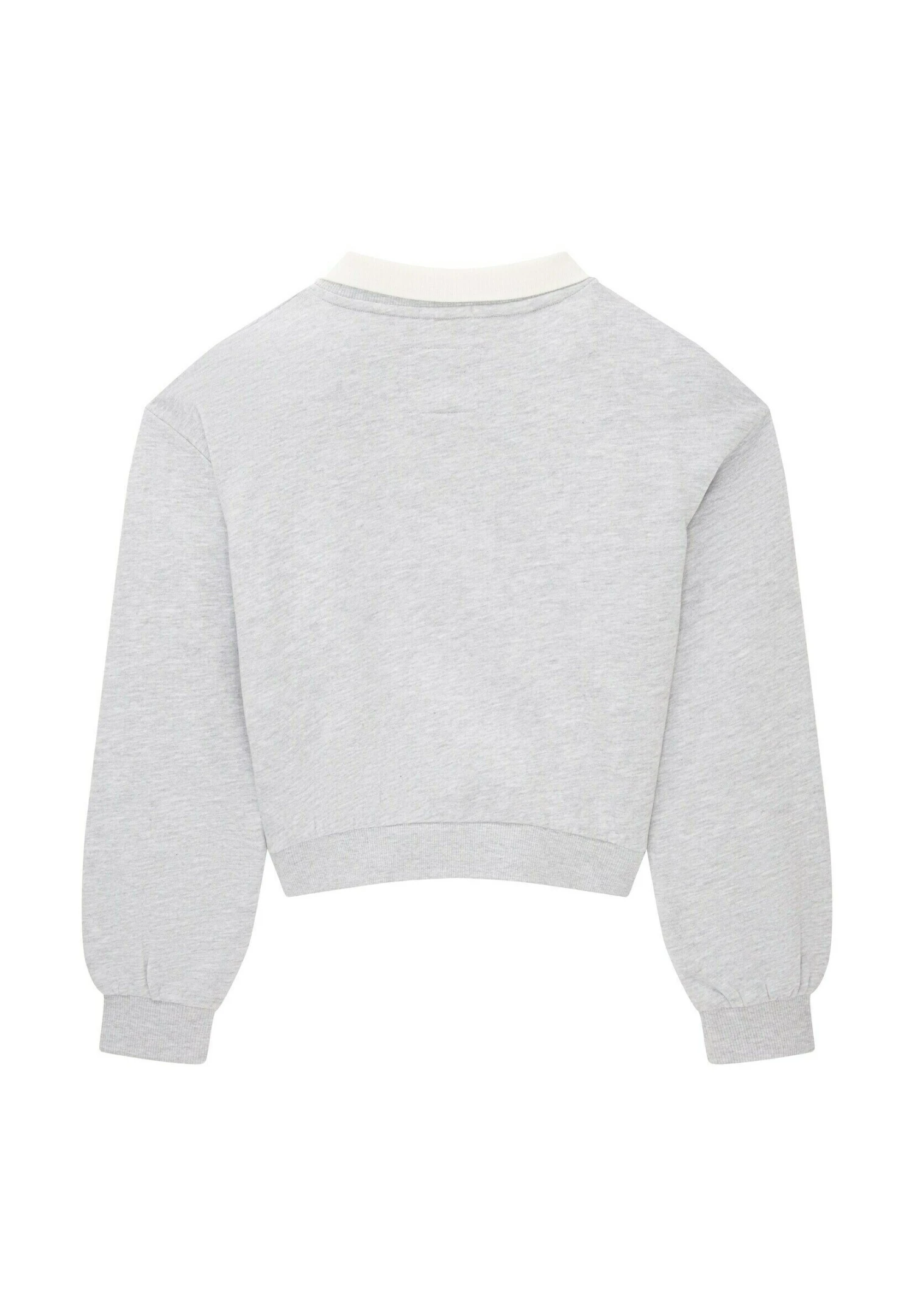 Tom Tailor Mit Polokragen - Sweater - Light Stone Grey Melange 2 Tom Tailor Mit Polokragen - Sweater - Light Stone Grey Melange - Afbeelding 2