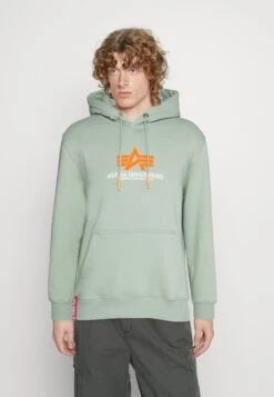 Alpha Industries Hoody - Hoodie - Dusty Green