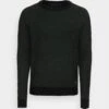 Jack & Jones Jjpannel Crew Neck - Trui - Pine Grove/Plaited Black