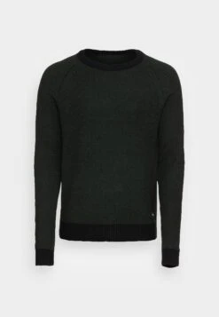 Jack & Jones Jjpannel Crew Neck - Trui - Pine Grove/Plaited Black