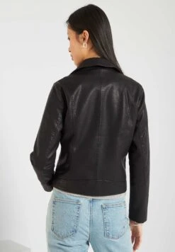 Biker Style - Imitatieleren Jas - Real Black 6 Biker Style - Imitatieleren Jas - Real Black -Modex Winkel b9b49a6f10a24656b7ba64b05dd7fa9d