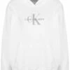 Calvin Klein Jeans Oversized Monogramm - Hoodie - Bright White