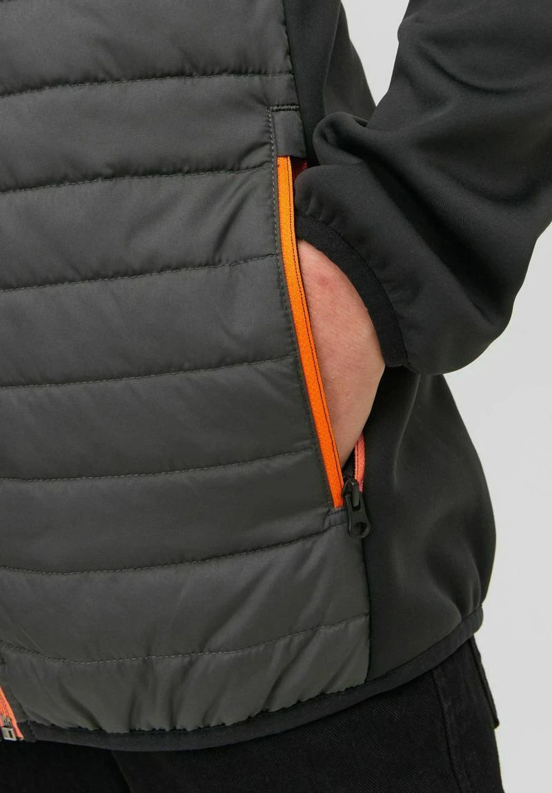 Jack & Jones Junior Quilted Noos- Winterjas - Asphalt 5 Jack & Jones Junior Quilted Noos- Winterjas - Asphalt - Afbeelding 5