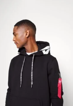 Alpha Industries Hoody - Hoodie - Black -Modex Winkel bc60c840076d4ca98bfa2c7149ea4ba9