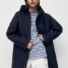 PULL & BEAR Parka - Dark Blue