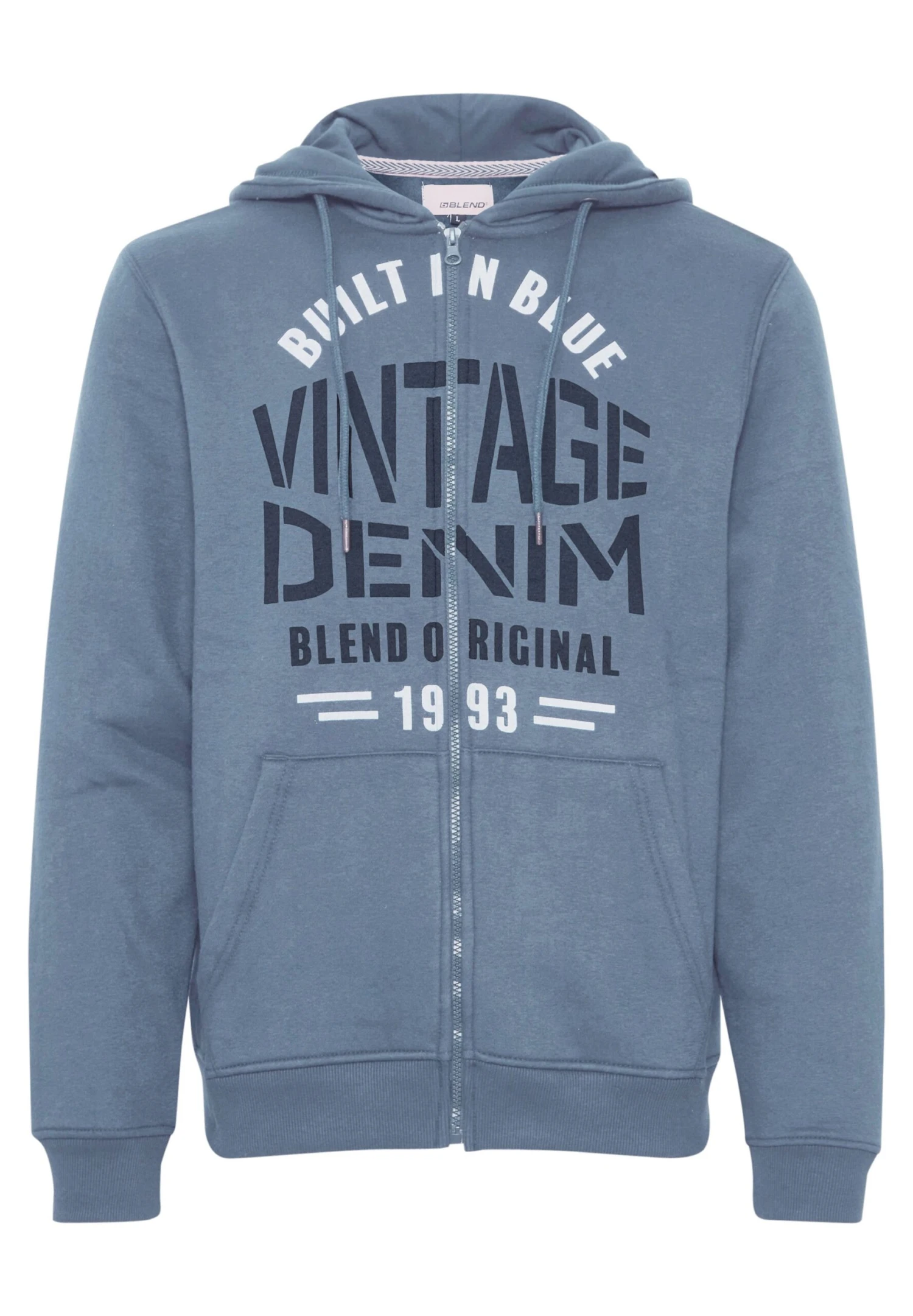 Blend Sweater Met Rits - Copen Blue 11 Blend Sweater Met Rits - Copen Blue - Afbeelding 11