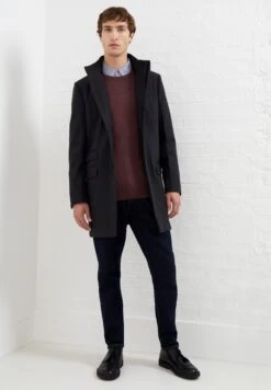 French Connection Single Breasted Funnel - Mantel - Charcoal Mel 12 French Connection Single Breasted Funnel - Mantel - Charcoal Mel -Modex Winkel bcd499b3381e4b1886dc7e25c28a8152