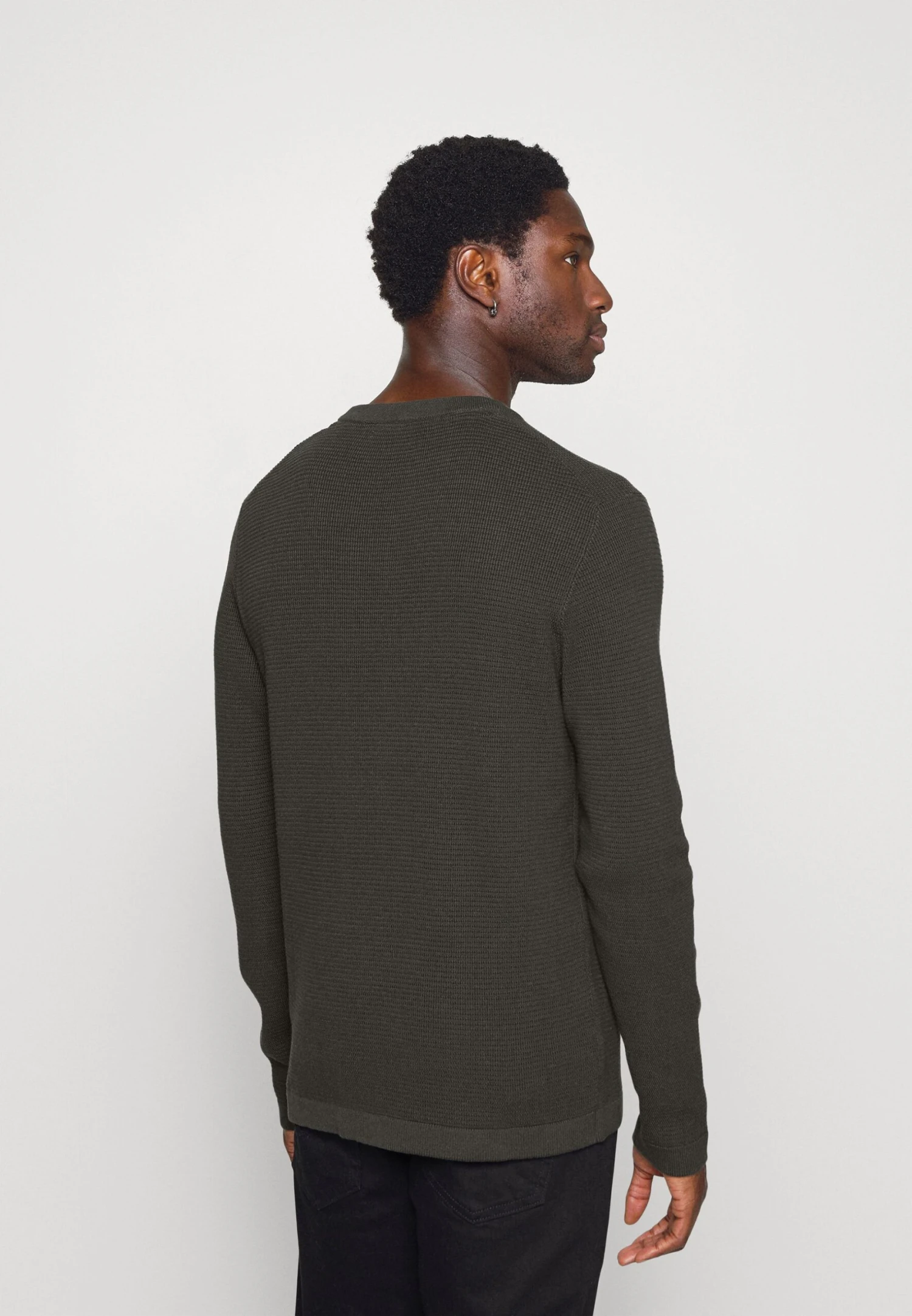 Selected Homme Slhrocks Crew Neck - Trui - Forest Night 3 Selected Homme Slhrocks Crew Neck - Trui - Forest Night - Afbeelding 3