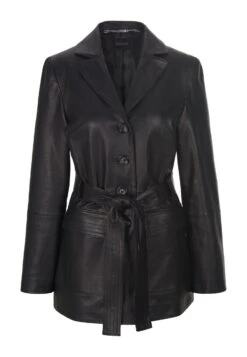 Aus Edlem - Halflange Jas - Schwarz -Modex Winkel be3f572aa0f04ae48ec4626a311e0f59