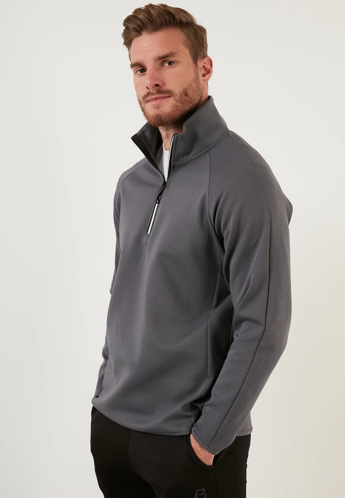 Regular Fit - Sweater - Light Grey 5 Regular Fit - Sweater - Light Grey - Afbeelding 5