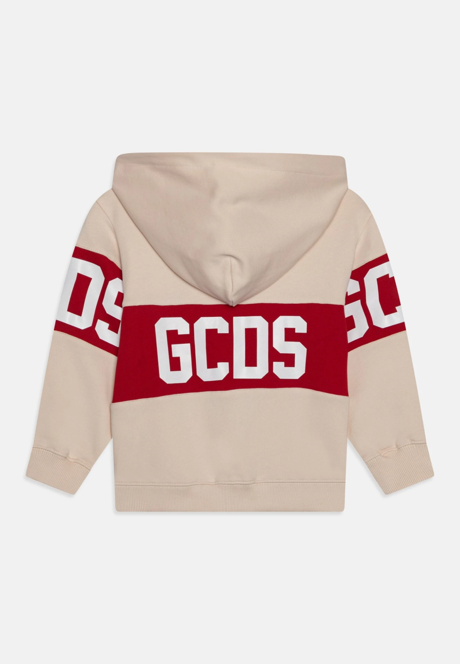 GCDS Hooded Logo Unisex - Sweater Met Rits - Whitecap Gray 2 GCDS Hooded Logo Unisex - Sweater Met Rits - Whitecap Gray - Afbeelding 2