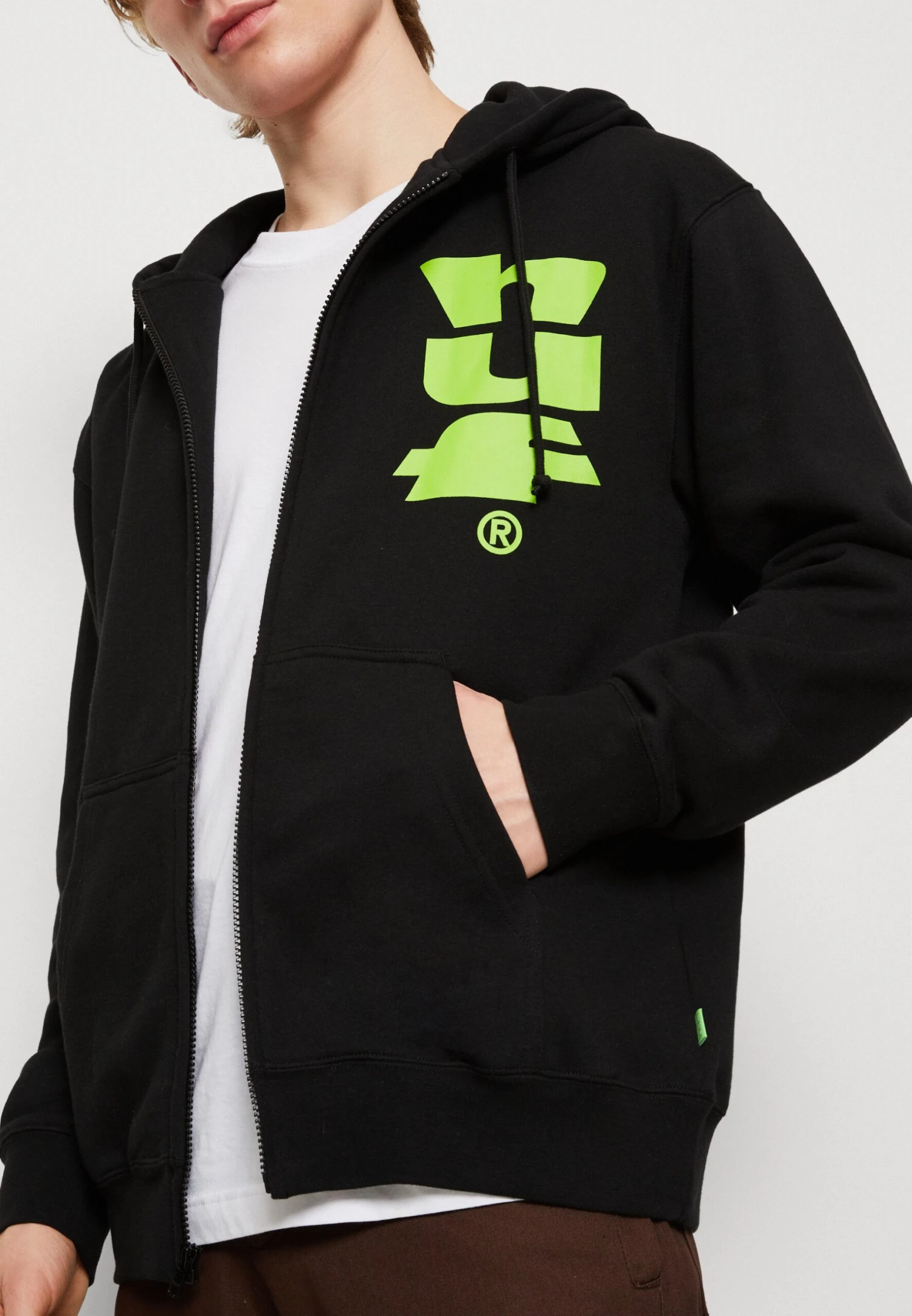 HUF Megablast Hoodie - Sweater Met Rits - Black 6 HUF Megablast Hoodie - Sweater Met Rits - Black - Afbeelding 6