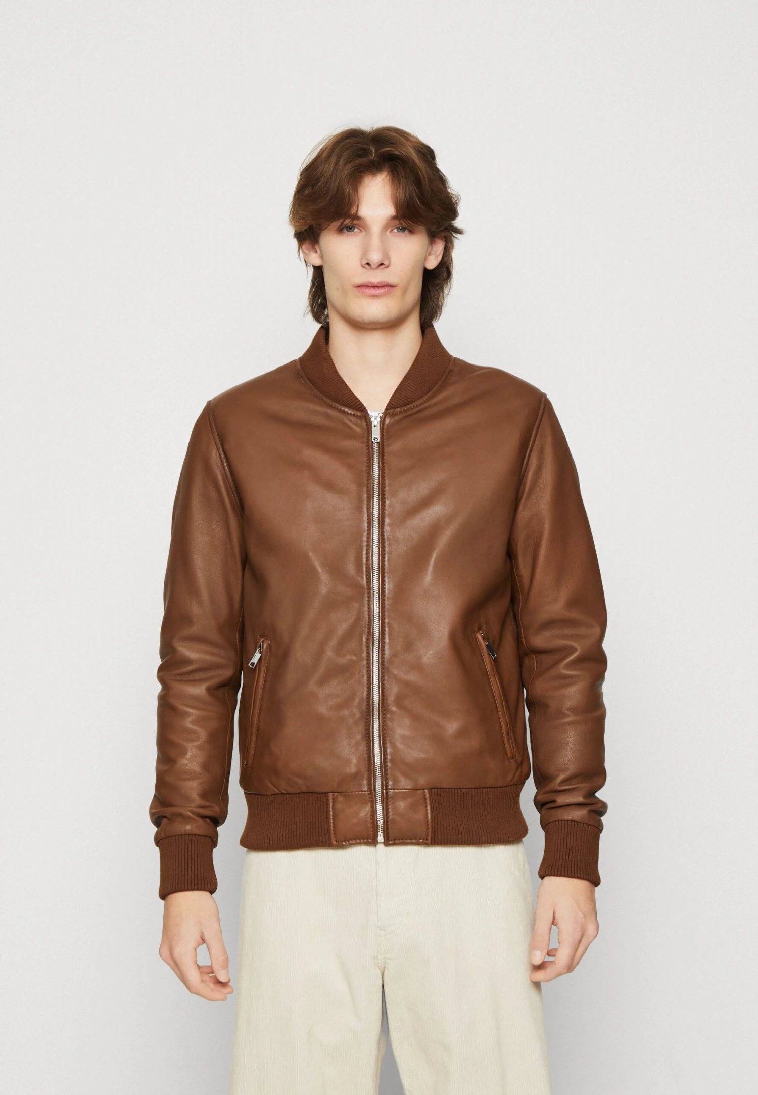 SERGE PARIENTE Bonbon - Leren Jas - Tobacco 1 SERGE PARIENTE Bonbon - Leren Jas - Tobacco