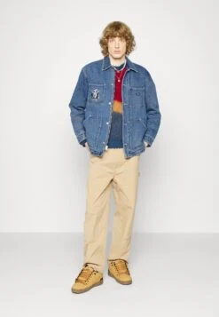 Obey Clothing Hymn Jacket - Halflange Jas - Stone Wash Indigo -Modex Winkel bf64e42487b34d38a82056255b3fa99b