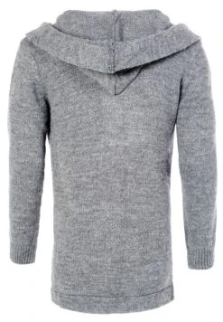 Carisma Lang Mit Kapuze Und Praktischen Seitentaschen - Vest - Grau -Modex Winkel bf67a1d3339340e495ffa0fc786daad6