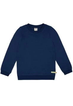 LangarmStruktur - Sweater - Dunkelblau