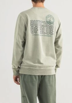 Raider Stamp Crew - Sweater - DkDelphi Green