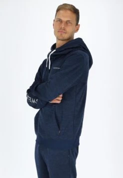 Training Logo - Hoodie - Navy Melange Lt Grey Melange -Modex Winkel c2059657f1e2410fa57de4847e0b92f5