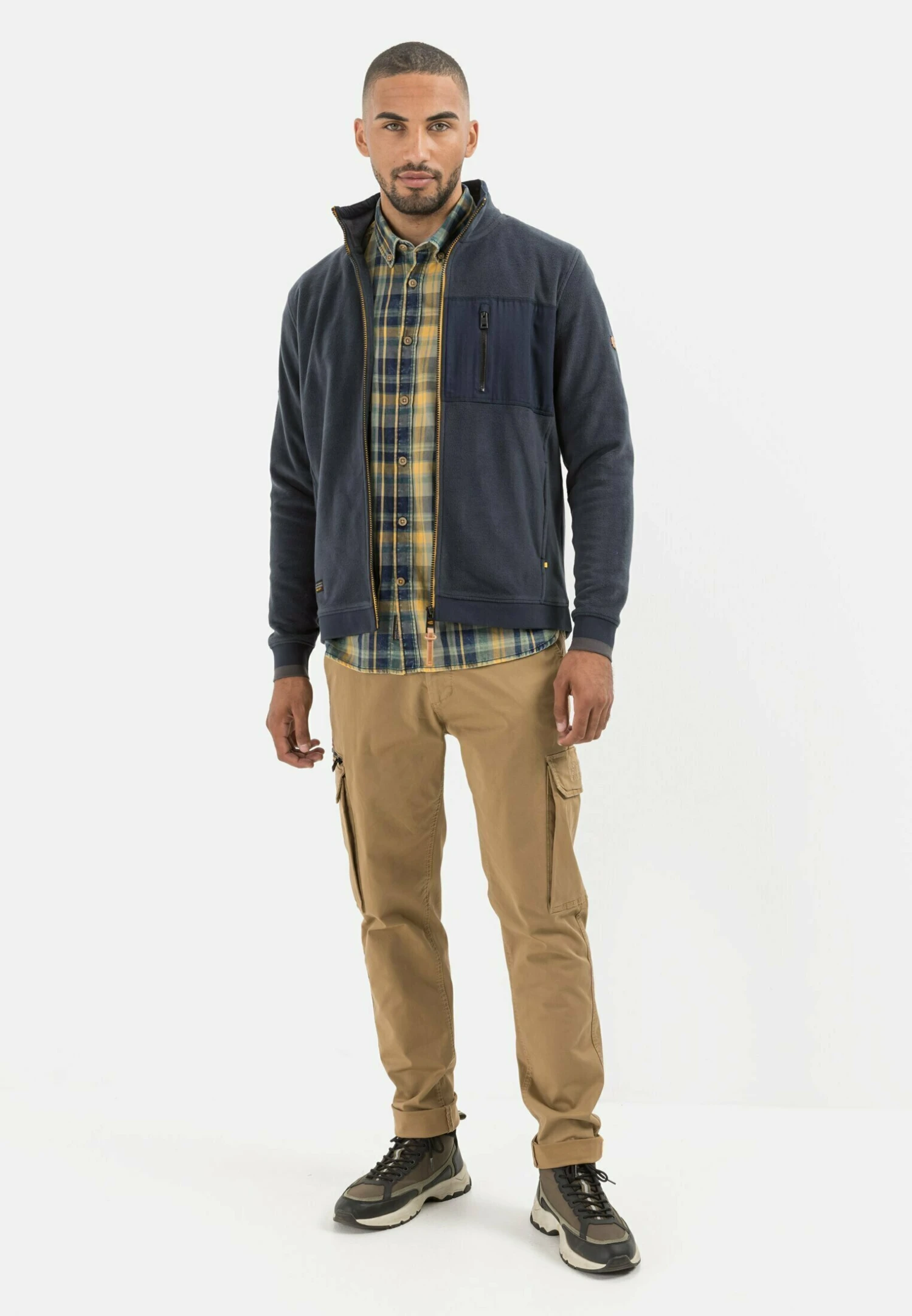 Camel Active Fleecejas - Night Blue 2 Camel Active Fleecejas - Night Blue - Afbeelding 2