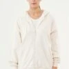 Jale Oversize Full- Sweater Met Rits - Off White