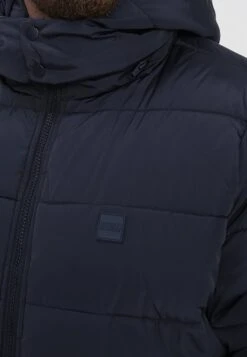 URBAN CLASSICS Hooded Puffer Jacket - Winterjas - Navy -Modex Winkel c356bbd74b8347a9bc6dbe07e3697220