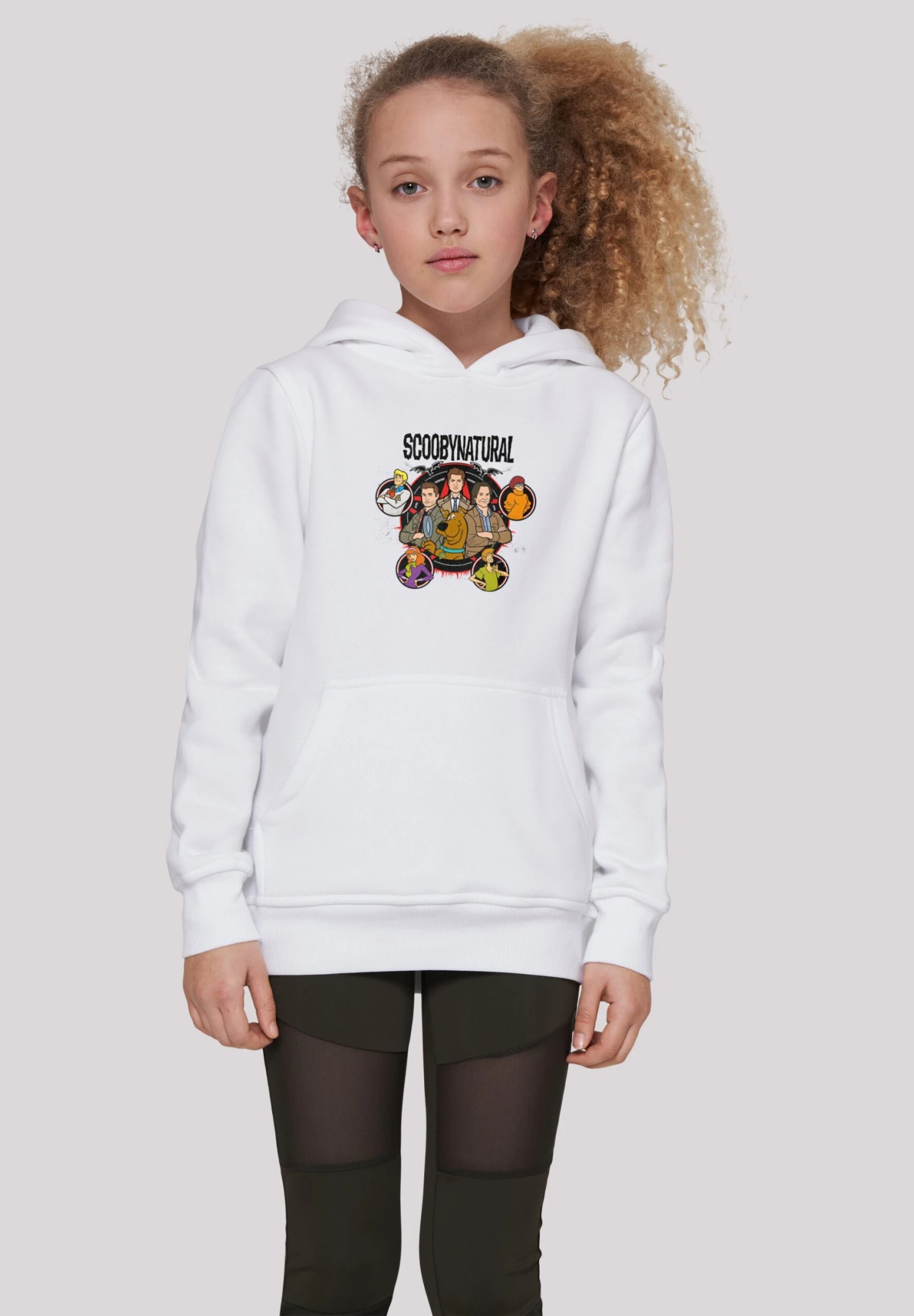 F4NT4STIC Scooby Doo Boys Characters Star - Hoodie - White 2 F4NT4STIC Scooby Doo Boys Characters Star - Hoodie - White - Afbeelding 2