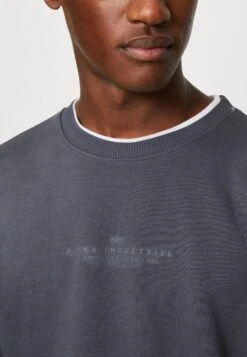 Alpha Industries Double Layer - Sweater - Grey Black -Modex Winkel c65d96457420458c9303bf9c56f44a05
