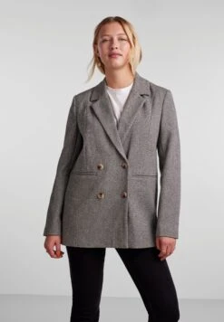 Pieces Pchaven - Halflange Jas - Black