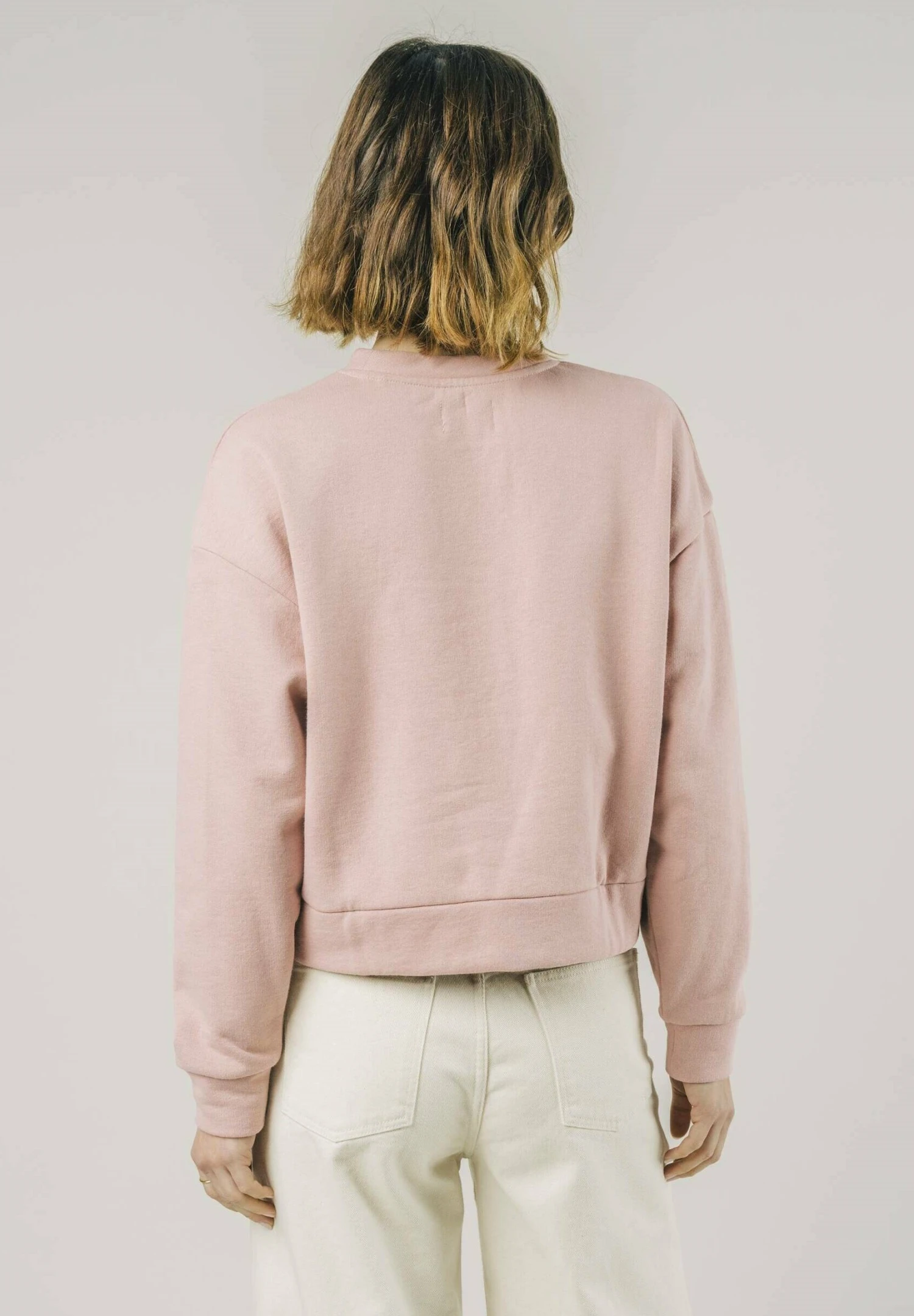 Brava Fabrics Extreme Life Cropped Glasse - Sweater - Pink 3 Brava Fabrics Extreme Life Cropped Glasse - Sweater - Pink - Afbeelding 3