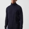 French Connection Roll Neck - Trui - Dark Navy