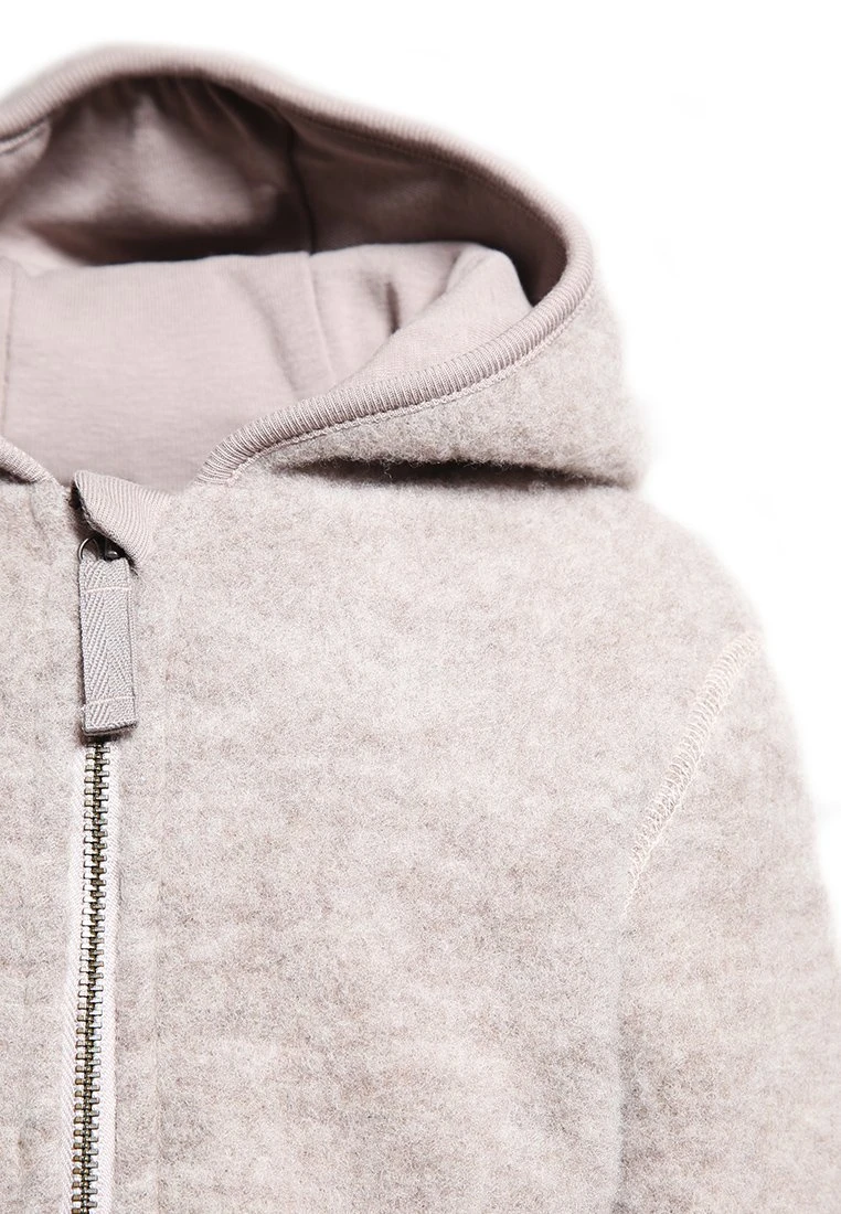 Fleecejas - Greige 3 Fleecejas - Greige - Afbeelding 3