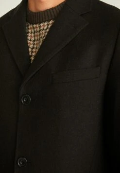 Steven- Halflange Jas - Dark Brown Mel -Modex Winkel cbaa023fdea347f3b85052ac777a3a4f