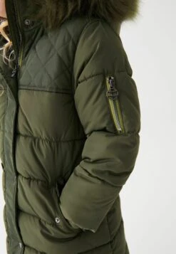 Next Long- Winterjas - Khaki Green -Modex Winkel cc56557579204543a681da704f31f285