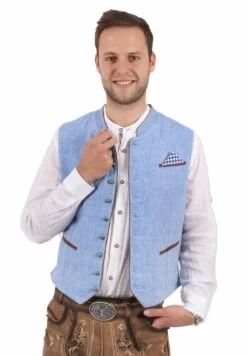 Platzhirsch- Bodywarmer - Hellblau -Modex Winkel cefa7975293f4a9f8707e37d7a99f324