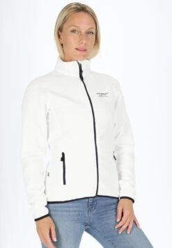 Stryn - Fleecejas - White/Navy -Modex Winkel cf24d735d71347b9944410348a5833c6