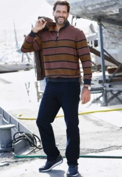 Troyer - Trui - Karamell/Marineblau 7 Troyer - Trui - Karamell/Marineblau -Modex Winkel cf4bdcb6aa6e42f3801e1f2ebfdb02ae