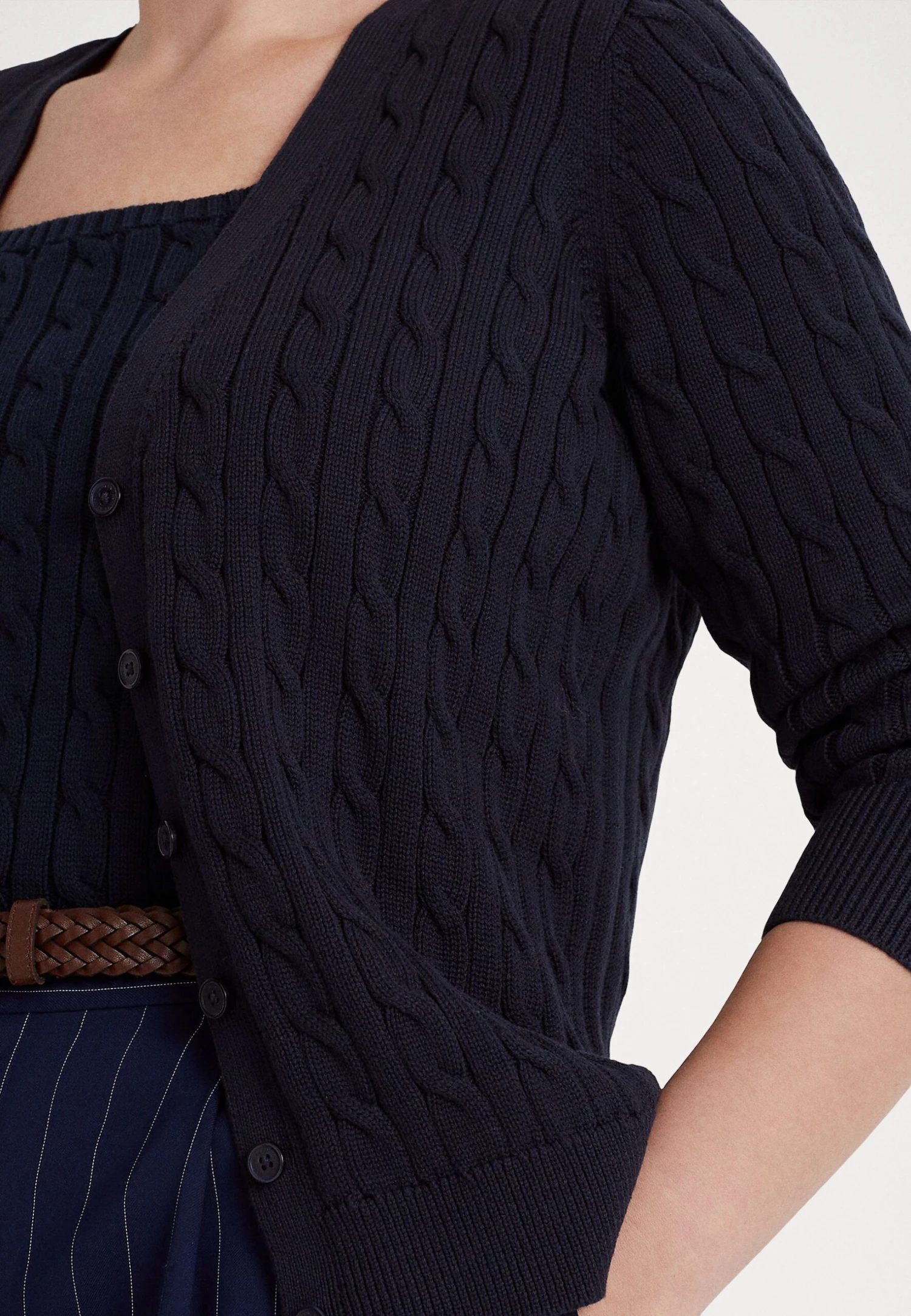 Katsaj Long Sleeve Cardigan - Vest - Lauren Navy 5 Katsaj Long Sleeve Cardigan - Vest - Lauren Navy - Afbeelding 5