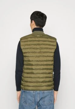 Gant Light Padded Bomber Vest - Bodywarmer - Juniper Green -Modex Winkel cfec8b85f8054b28aad159511c91e274