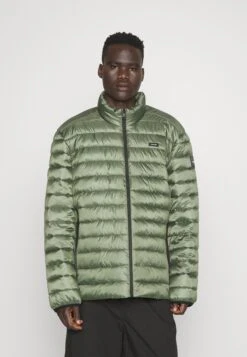 Calvin Klein Side Logo Jacket - Halflange Jas - Thyme