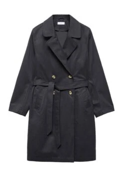 Mango Kids Trenchcoat - Czarny -Modex Winkel d0a76aa358fc4197b1e59798d58845bd