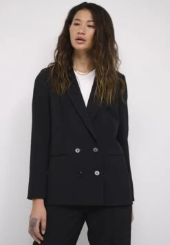 The Tailored - Halflange Jas - Black