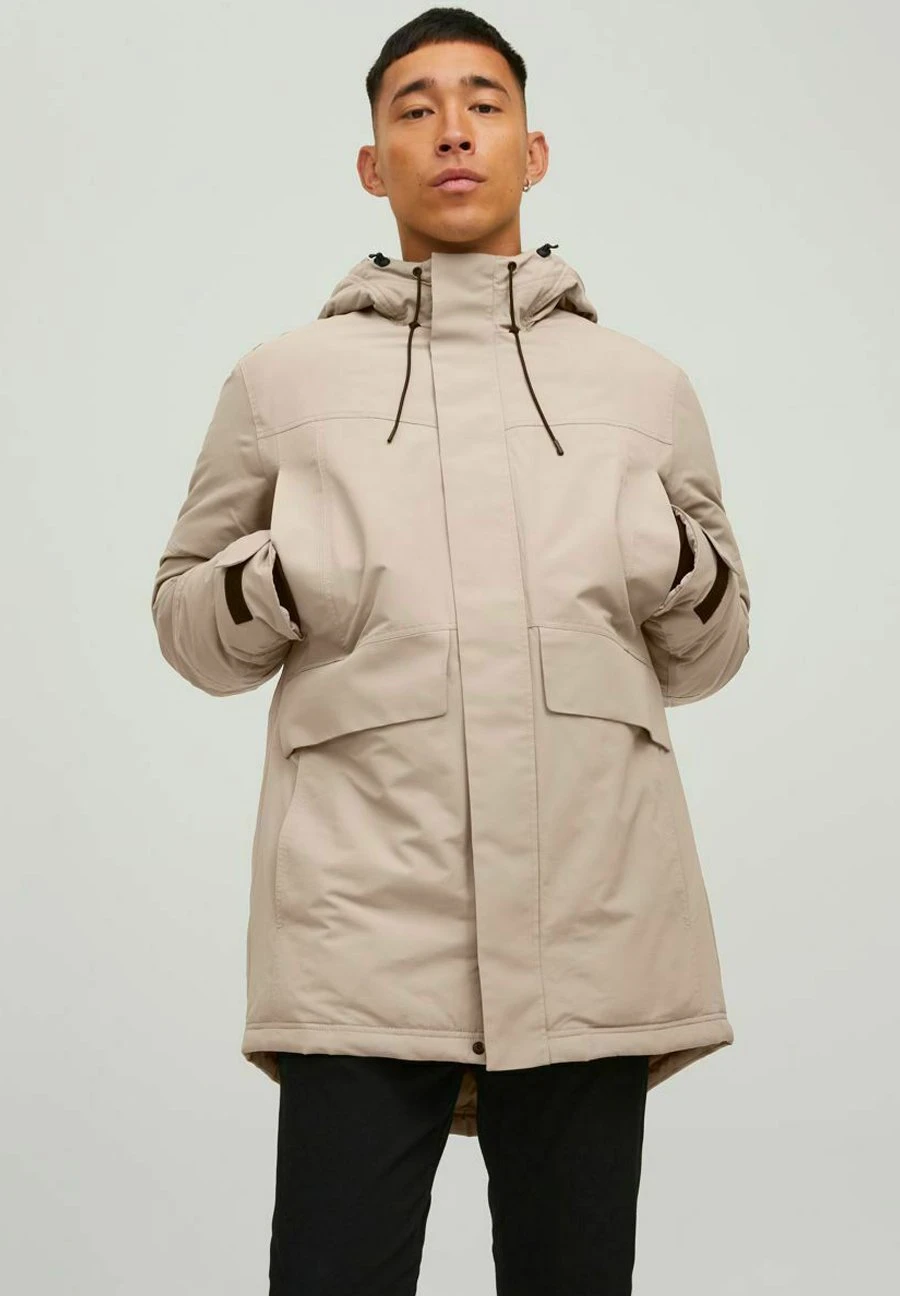 JACK&JONES Premium Premium Tech - Parka - Weathered Teak 1 JACK&JONES Premium Premium Tech - Parka - Weathered Teak