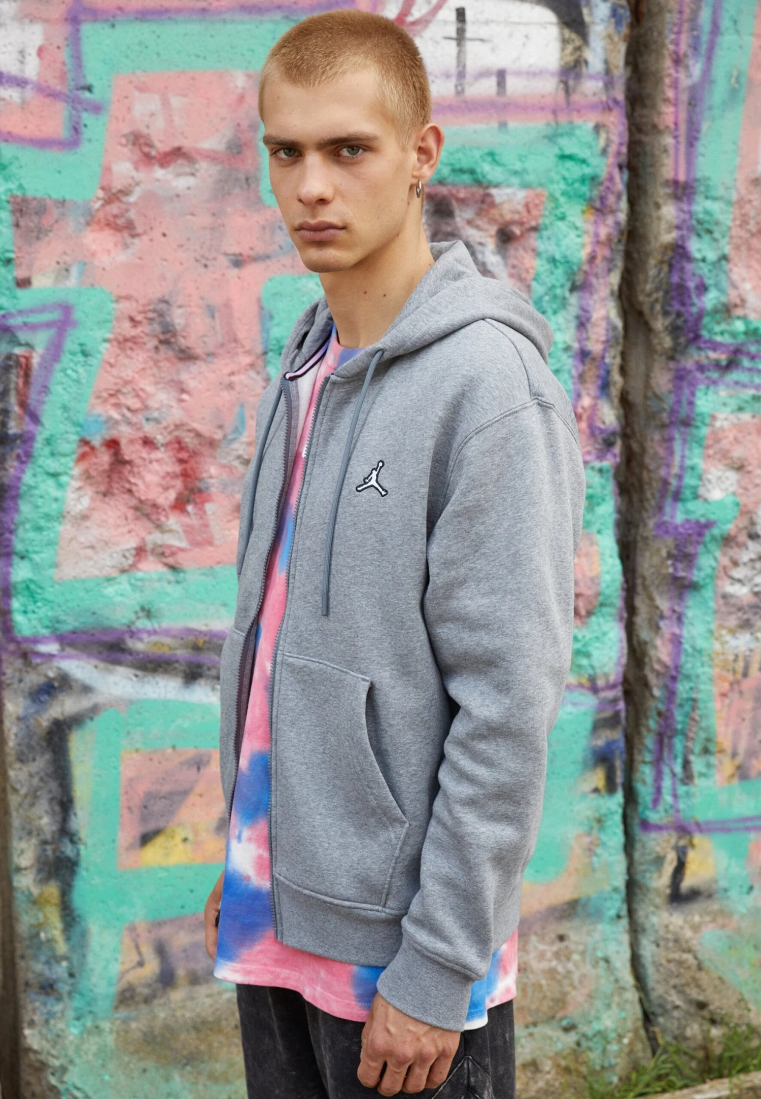 Jordan Hoodie - Sweater Met Rits - Carbon Heather 3 Jordan Hoodie - Sweater Met Rits - Carbon Heather - Afbeelding 3