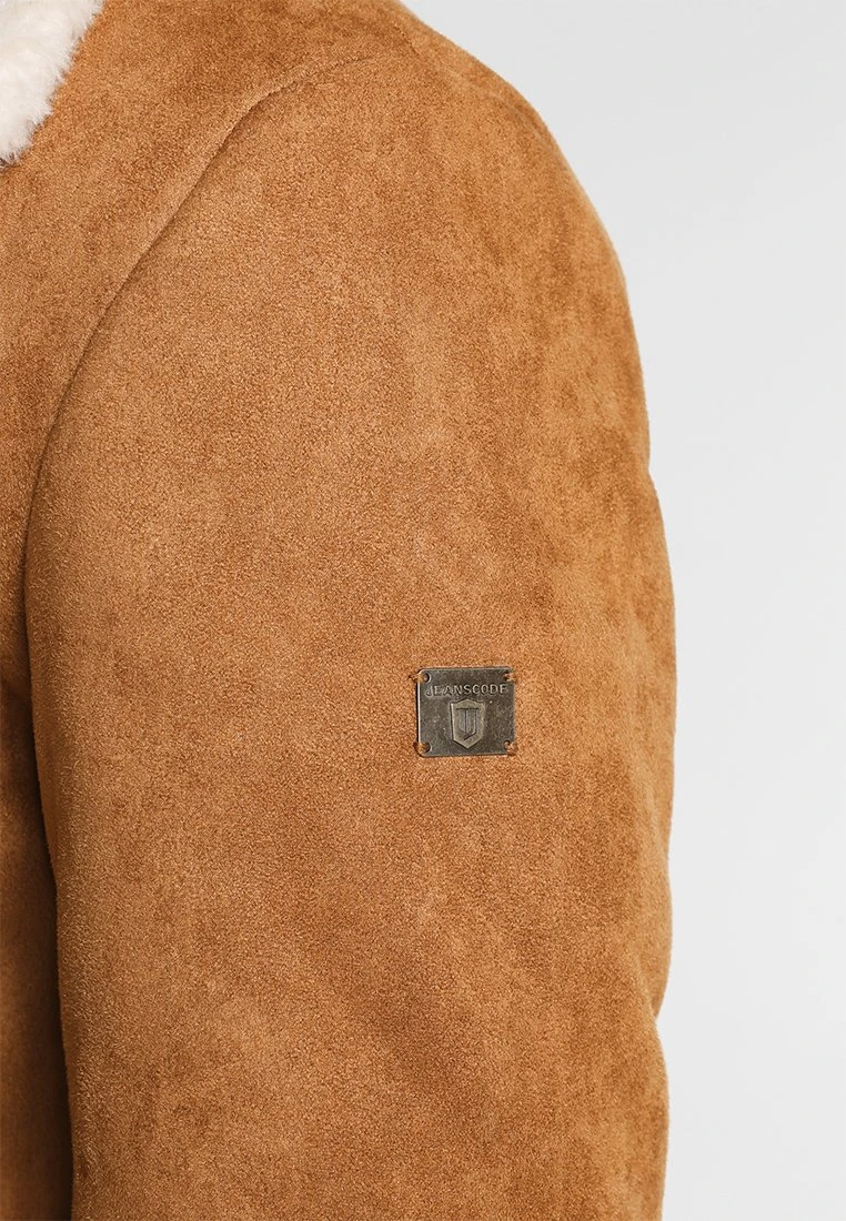 Indicode Jeans Jovani - Halflange Jas - Camel 4 Indicode Jeans Jovani - Halflange Jas - Camel - Afbeelding 4