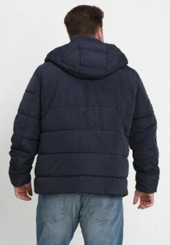URBAN CLASSICS Hooded Puffer Jacket - Winterjas - Navy -Modex Winkel d3608fb5e7df430eadcc1aff0cb8f0bf