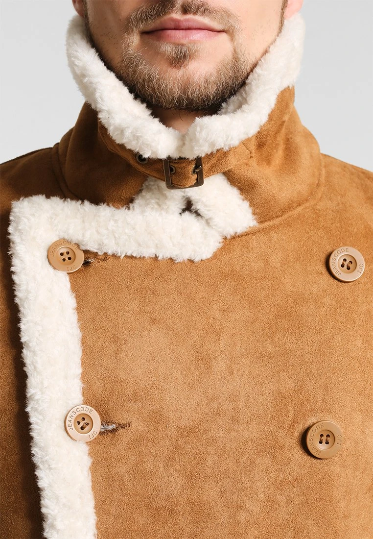 Indicode Jeans Jovani - Halflange Jas - Camel 5 Indicode Jeans Jovani - Halflange Jas - Camel - Afbeelding 5