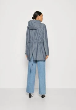 Thought The Chambray Waterproof Jacket - Parka - Blue -Modex Winkel d50cb8e6f4604e208c5dc4af86b83161