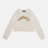 Versace Logo - Sweater - Bianco/Oro