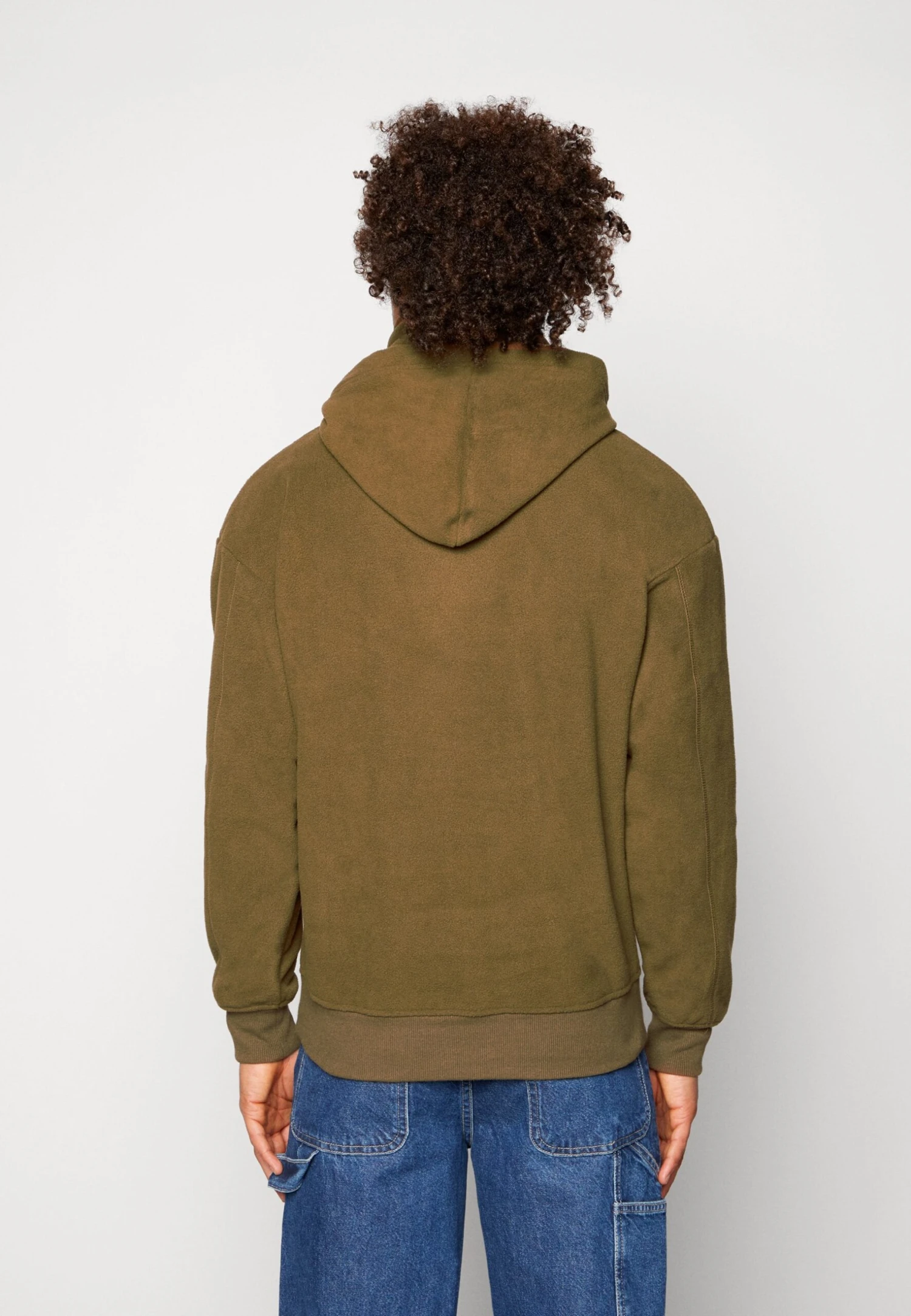 Jack & Jones Jcomap Hood Unisex- Fleece Trui - Desert Palm 3 Jack & Jones Jcomap Hood Unisex- Fleece Trui - Desert Palm - Afbeelding 3